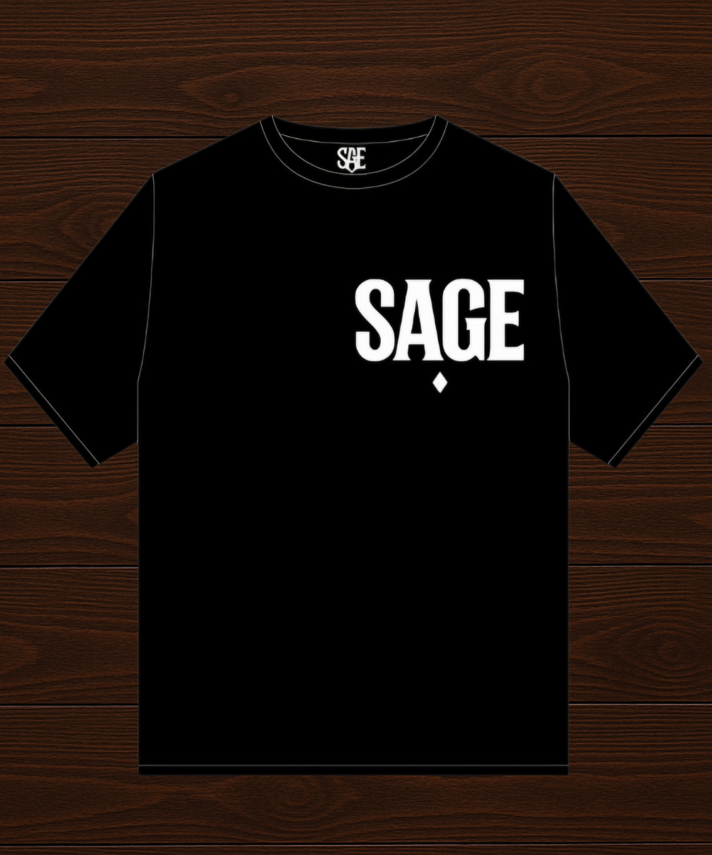 Sage Black T-Shirt