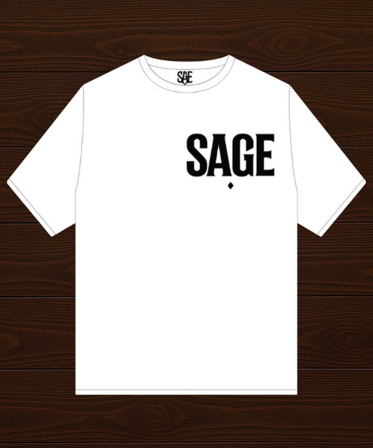 Sage White T-Shirt
